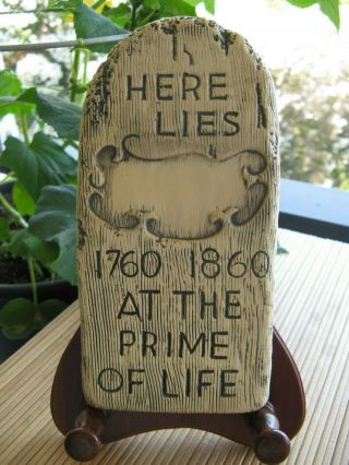 Vintage Randotti Boot Hill Tombstones - 571d " 1760 - 1860 At The Prime Of Life "