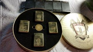 Zippo D - Day Normandy 50 Years 1944 - 1994 Allied Heros Collectors Edition Tin