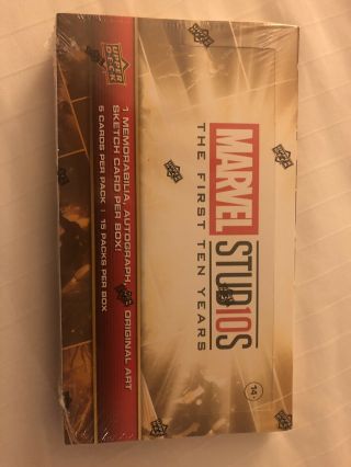 2019 Upper Deck Marvel Studios The First Ten Years Factory Hobby Box