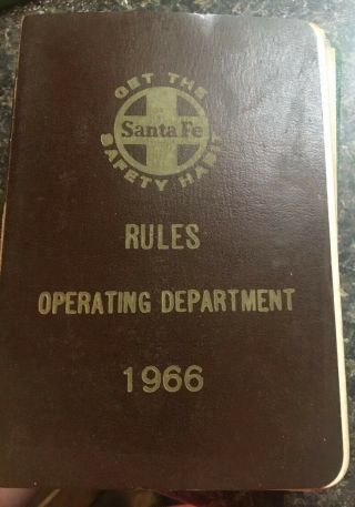 (9) Santa Fe Railroad Books 1943 - 1978