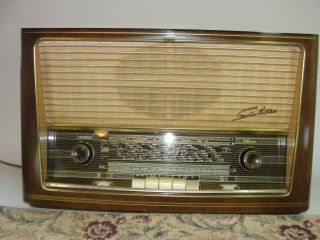 Saba Villingen 9 Vintage Tube Radio,  3 Speakers,  Am,  Fm,  Shortwave,