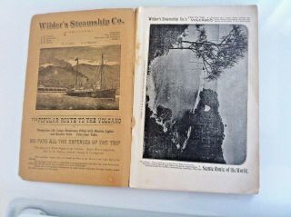 Vintage RARE 1895 HAWAII Tourist Guide Book Paradise of Pacific H M.  WHITNEY 4