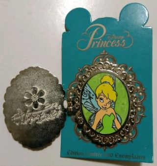 Dlp Princess Symbol Locket Tinker Bell Tink Peter Pan Paris Disney Pin Le 600