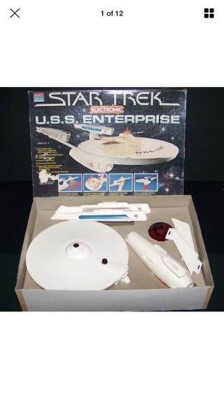 Star Trek Electronic Uss Enterprise 1979 South Bend Toy Company 20 " W/ Box