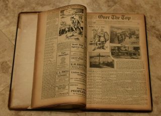 1918 OVER THE TOP NEWSPAPER - Fort Morgan Alabama - Full Year of Ads - War - RED CROSS 6
