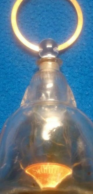 Rare 1920 Baccarat Perfume Bottle Crystal Buddha Subtilite By Houbigant w/ case 6