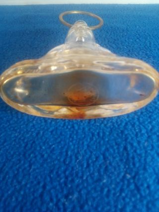 Rare 1920 Baccarat Perfume Bottle Crystal Buddha Subtilite By Houbigant w/ case 7