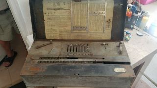 Millionaire Machine Calculator,  1895 - 1935,  antique calculator,  collectible.  RARE 8