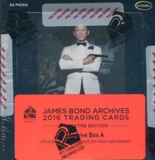 James Bond Archives Spectre Edition Archive Card Box A,  B 2 Boxes 2016