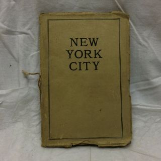 Vintage 1919 Pamphlet York City