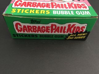 1986 Garbage Pail Kids Series 3 Full Box 48 Packs - Vintage Topps OS 3 2