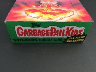 1986 Garbage Pail Kids Series 3 Full Box 48 Packs - Vintage Topps OS 3 4