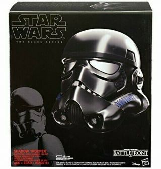 Star Wars Shadow Trooper Stormtrooper Electronic Helmet Black Series