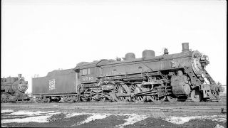 Wisconsin Central Rr (soo Line Rr) 2716,  4 - 6 - 2,  Steam Orig 616 B&w Negative