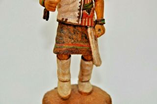 Hand Carved Kachina Doll Hopi Katsina Figure Signed Fred Famal First Mesa (ANQ) 8