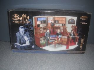 Rare Buffy The Vampire Slayer Sunnydale High Library Figure Playset Vintage (