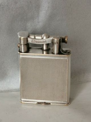 Vintage Silver Plated Dunhill Petrol Lighter