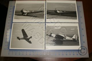 4x B&w 8x10 Aircraft Photos - Aeronca Lb / Xz - 1 Nc16280 Boston 1 - Z - 1