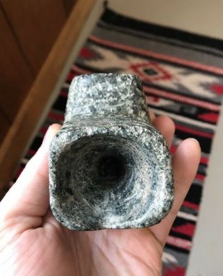 Mlc S1337 Steatite Elbow Pipe Prehistoric To Historic Artifact From Tennessee