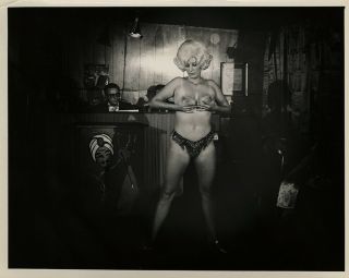 Bunny Yeager Estate 1964 Pin - Up Burlesque Photograph From Stag Film Sextet Rare,