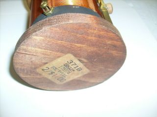 Antique Crystal Radio Detector Stand Vintage Round,  Unknown Maker 7