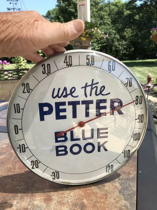 Petter Blue Book Thermometer