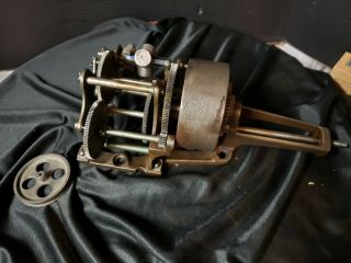 Antique Edison Home Cylinder Phonograph Motor Needs Little See Video