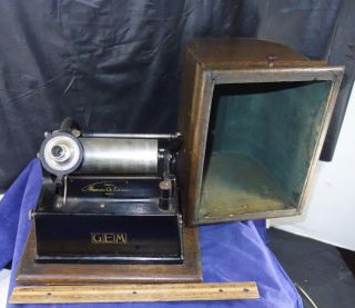 Antique Edison Gem Cylinder Phonograph Model C Reproducer For Part