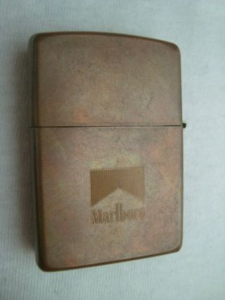 ZIPPO rare copper MARLBORO lighter 2003 (F 03) 133 3
