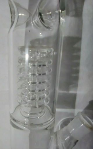 Vintage Graffix Glass Bong Water Pipe Old Stock before they closed 17 inch 2