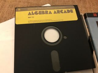 Vtg.  Alcebra Arcade IBM PC Wepco Software Computer Game Diskette 1983 3