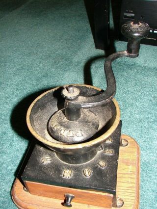 Rare Antique Model Coffee Grinder Cast Iron Pat.  July 20 1886