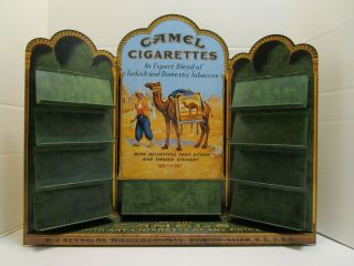 Vintage R.  J.  Reynolds Tobacco Co.  Camel Cigarettes Metal Store Display Wow