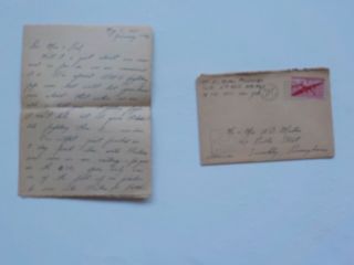Wwii Letter 1945 Liberated Stalag Kicked Nazis General Patton 3rd Army Vtg Ww2