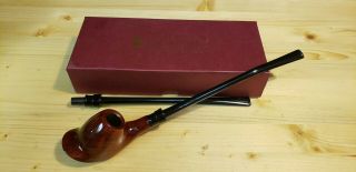 Lucienne Long Stem Smoking Pipe With Extra Curved Stem Pre Owned