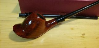 LUCIENNE LONG STEM SMOKING PIPE WITH EXTRA CURVED STEM PRE OWNED 2