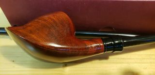 LUCIENNE LONG STEM SMOKING PIPE WITH EXTRA CURVED STEM PRE OWNED 3