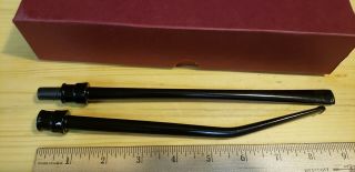 LUCIENNE LONG STEM SMOKING PIPE WITH EXTRA CURVED STEM PRE OWNED 5