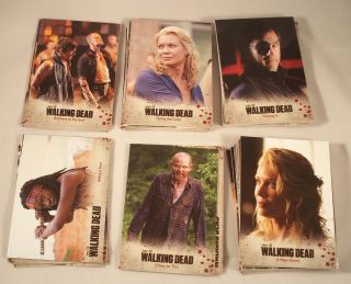 The Walking Dead Season 3 Part 2 Complete Trading Card Base Set