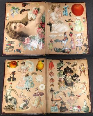 380,  Piece Fashion Victorian Era Scrapbook Paper Ephemera Scraps Clips Die Cuts