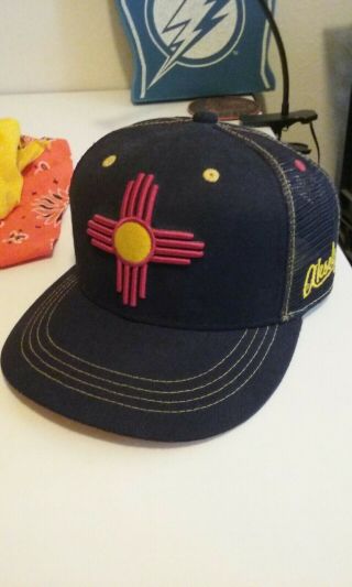 Zia Sun Symbol Trucker Hat By Aksels,  Snap Back,