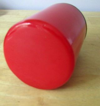 Bakelite Catalin Tall Round Box with Lid - Art Deco 3