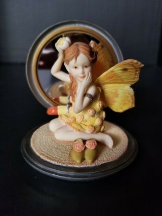 Pure Reflections Fairy Mirror Figurine 3211 Butterfly Fairies Country Artists