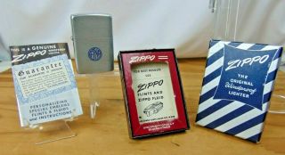 Vintage Zippo Lighter Pat.  2032695 37 - 50 Insert - - Aetna
