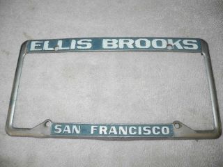 Ellis Brooks San Francisco License Plate Frame 2