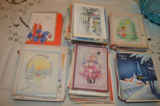 329 Vintage Greeting Cards From 40 