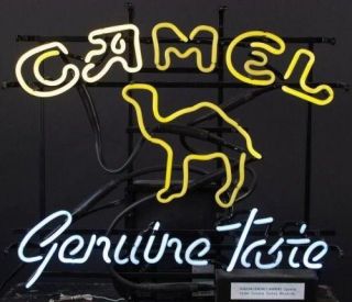 Vintage Joe Camel Cigarettes Neon Sign Camel Taste 2