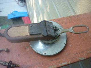 1880’s Siemens & Halske A.  G.  Spoon Telephone Receiver with Fixed Hook 4