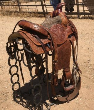Macpherson Model 597 Ranch Rope Saddle W/extras -
