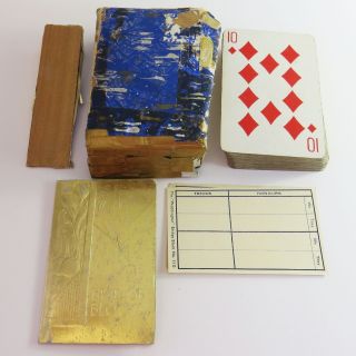 Vintage John Waddington Bridge Deck Of Playing Cards,  England